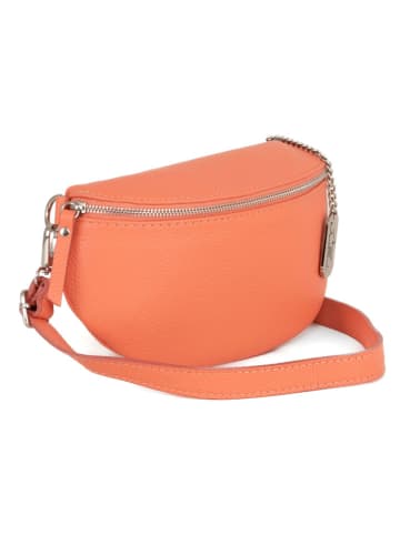 Anna Morellini Leder-Gürteltasche "Berenice" in Orange - (B)25 x (H)14 x (T)1 cm