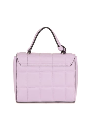 Anna Morellini Leder-Henkeltasche "Sienna" in Lila - (B)23 x (H)19 x (T)12 cm