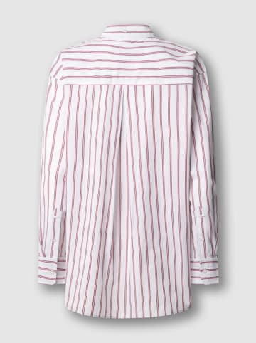 Pepe Jeans Hemd "Lenoir" in Rot/ Weiß