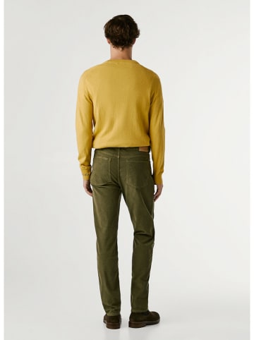 Pepe Jeans Spodnie sztruksowe - Slim fit - w kolorze khaki