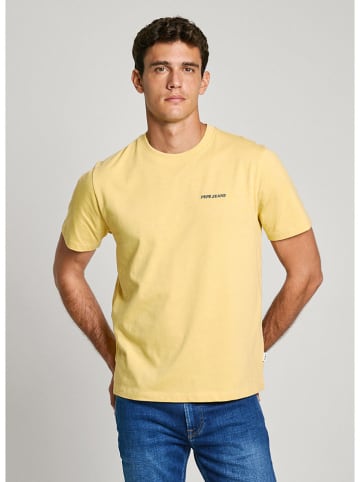 Pepe Jeans Koszulka "Damian" w kolorze żółtym