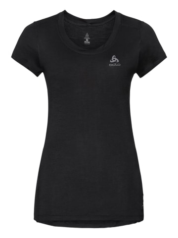 Odlo Trainingsshirt "Merino130" zwart