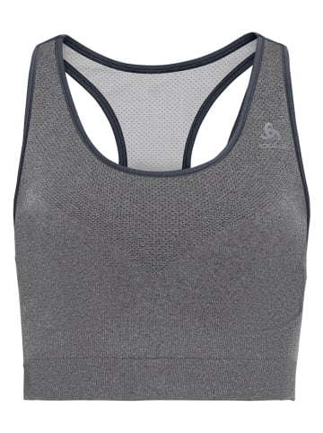 Odlo Biustonosz sportowy "Seamless Medium Ceramicool" w kolorze szarym