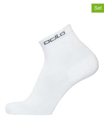 Odlo 2-delige set: functionele sokken "Active" wit