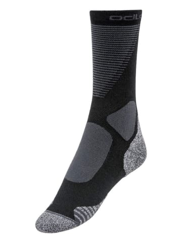 Odlo Funktionssocken "Active Warm" in Schwarz/ Anthrazit