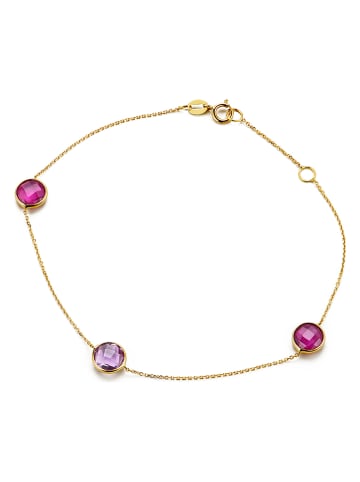 Diamant Exquis Gold-Armkette mit Edelsteinen