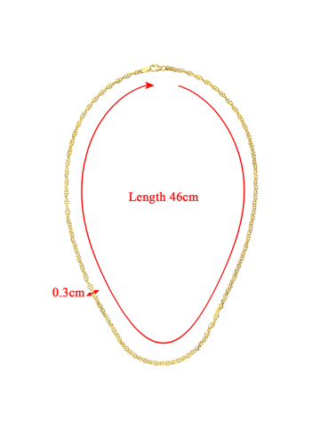 Revoni Gouden ketting - (L)46 cm