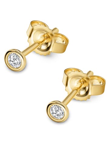 Revoni Gold-Ohrstecker mit Diamanten
