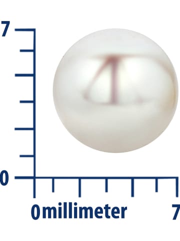 Revoni Gold-Ohrstecker mit Perlen