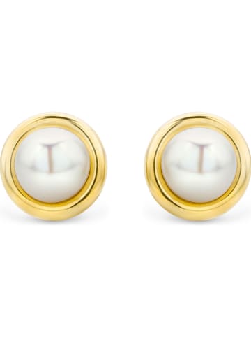 Revoni Gouden oorstekers met parels