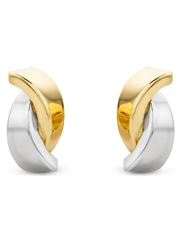 Revoni Weißgold-/ Gold--Ohrstecker