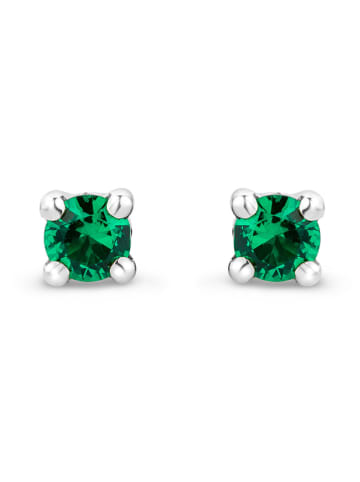 Revoni Weißgold-Ohrstecker mit Edelsteinen