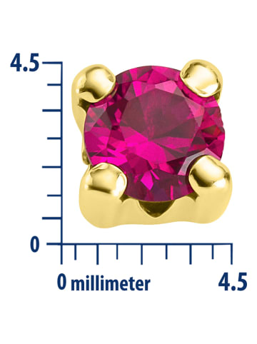Diamant Exquis Gold-Ohrstecker mit Edelsteinen
