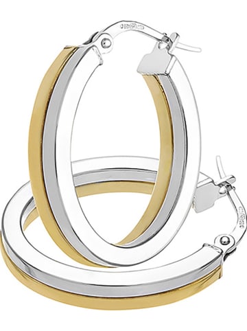 Revoni Gold-/ Weißgold-Creolen