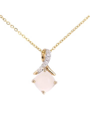 Revoni Gold-Halskette mit Diamant-Anhänger - (L)46 cm