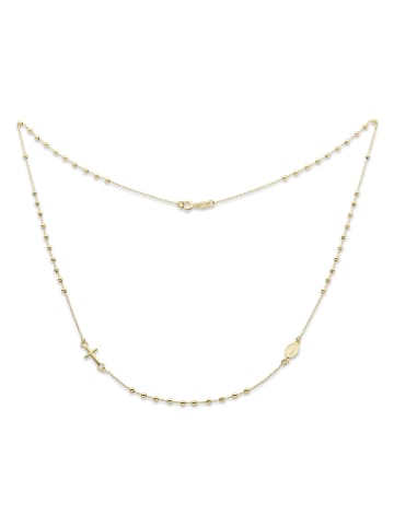 Revoni Gold-Halskette mit Schmuckelementen - (L)42 cm