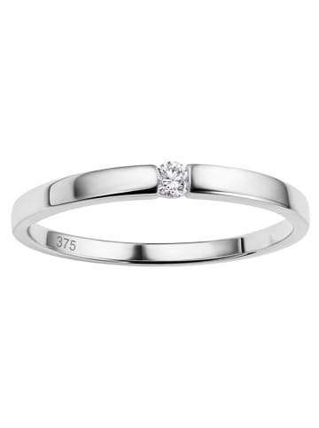 Revoni Witgouden ring met diamant