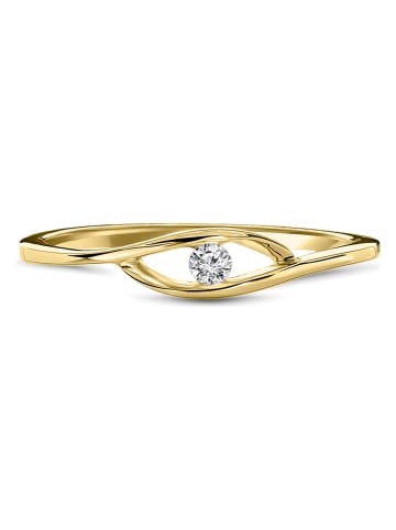 Diamant Exquis Gold-Ring mit Diamant