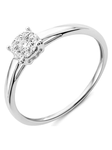 Revoni Witgouden ring met diamant