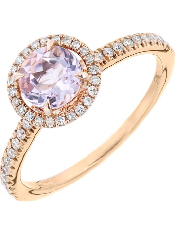 Revoni Roségouden ring met diamanten