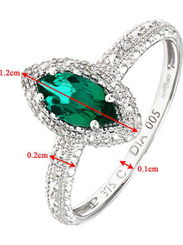 Revoni Weißgold-Ring mit Diamanten