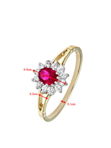 Revoni Gold-Ring mit Zirkonias