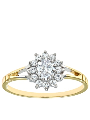 Revoni Weißgold-/ Gold-Ring mit Zirkonias