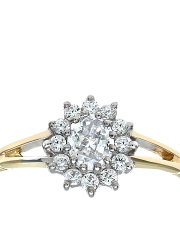 Revoni Weißgold-/ Gold-Ring mit Zirkonias