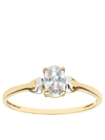 Revoni Złoty pierścionek z cyrkonią