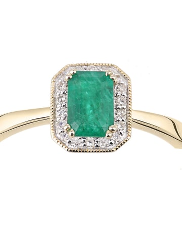 Revoni Gouden ring met diamanten en edelsteen