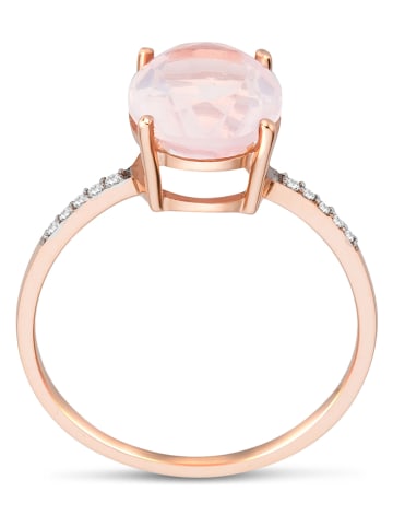 Diamant Exquis Roségouden ring met diamanten