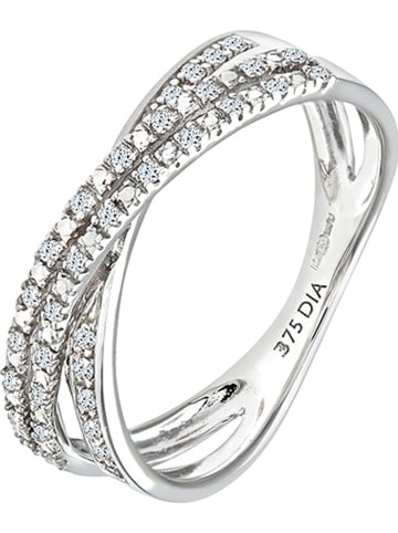 Revoni Witgouden ring met diamanten