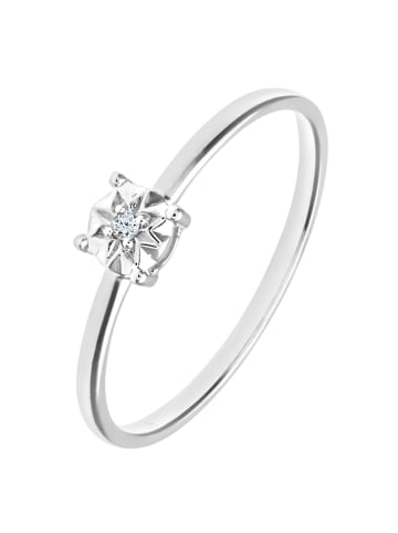 Revoni Witgouden ring met diamant