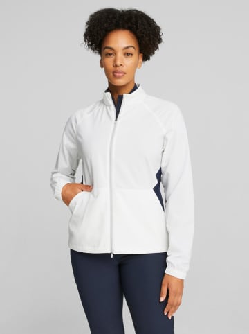 Puma Kurtka przeciwwiatrowa "Monterey" w kolorze biało-granatowym