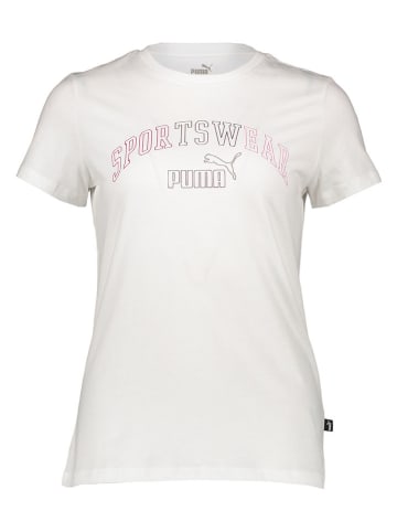 Puma Shirt "Essentials+" in Weiß