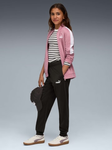 Puma Trainingsanzug in Rosa/ Schwarz
