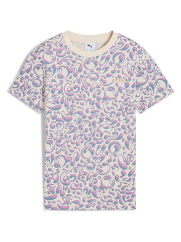 Puma Shirt in Beige/ Blau/ Pink