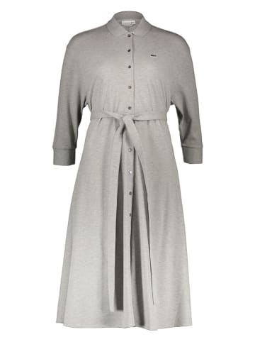 Lacoste Polokleid in Hellgrau