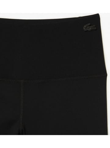 Lacoste Legginsy sportowe w kolorze czarnym
