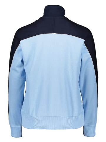 Lacoste Sweatjacke in Hellblau/ Dunkelblau