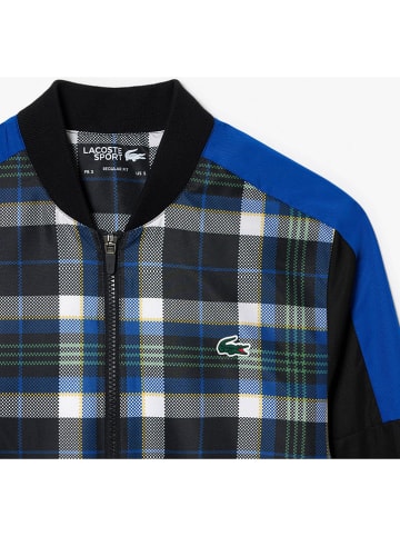 Lacoste Strój sportowy w kolorze czarno-niebieskim