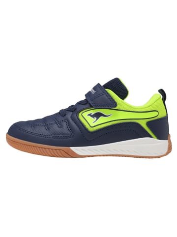 Kangaroos Sneakersy "K5-Block EV" w kolorze granatowo-zielonym