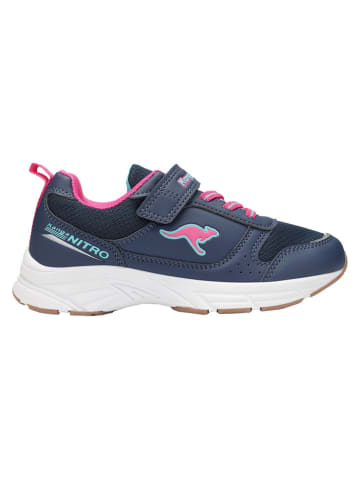 Kangaroos Sneakers "K-Ni Keno" in Dunkelblau/ Pink