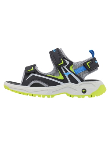 Kangaroos Sandalen "K-AS Fore" zwart/lichtgroen