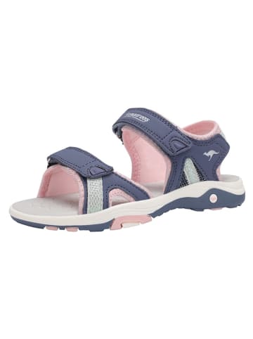 Kangaroos Sandalen "K-Leni Lyla" donkerblauw/lichtroze