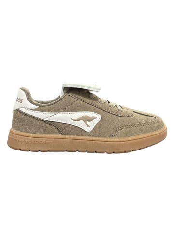 Kangaroos Sneakers "K-CA Bam Flap SD" lichtbruin/wit
