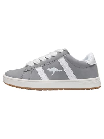 Kangaroos Sneakers "K-CA Miles FL" in Grau/ Weiß