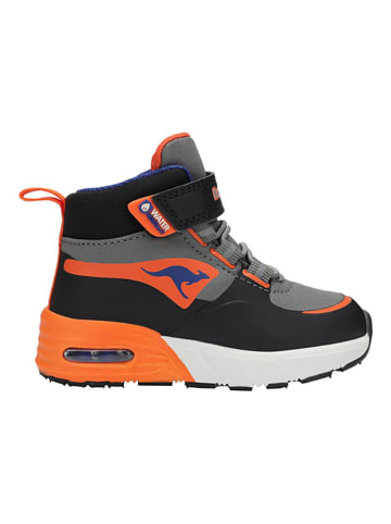 Kangaroos Sneakers "K-XI Creed" in Grau/ Orange/ Schwarz