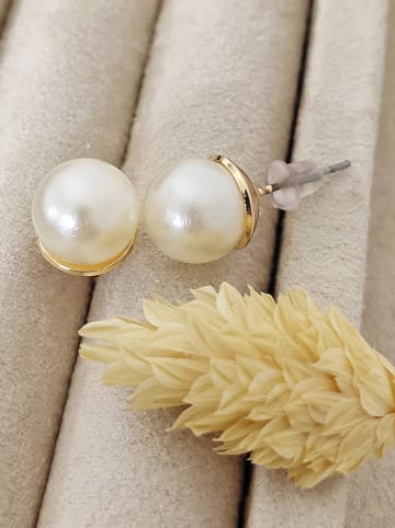 Nakkash Vergold. Ohrstecker mit Zierperlen