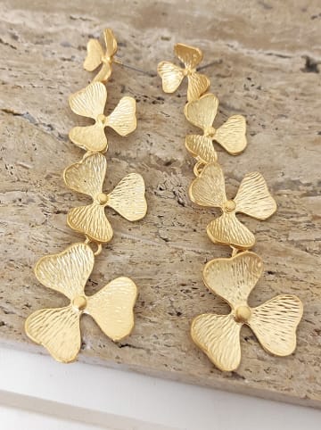 Nakkash Pozłacane kolczyki-wkrętki